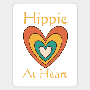 Hippie At Heart Sticker